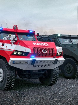 Special Firefighter Armoured Vehicle 4x4 with PATRIOT